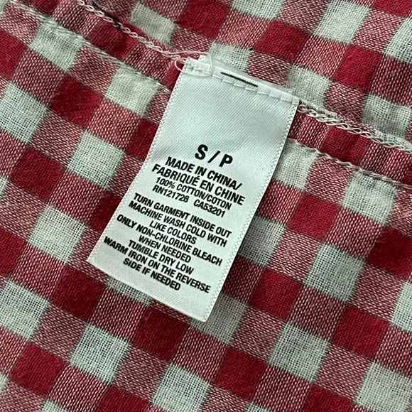 AEROPOSTALE Womenโs Long Sleeve Plaid Lined Button Down Shirt S/P - Picture 14 of 14